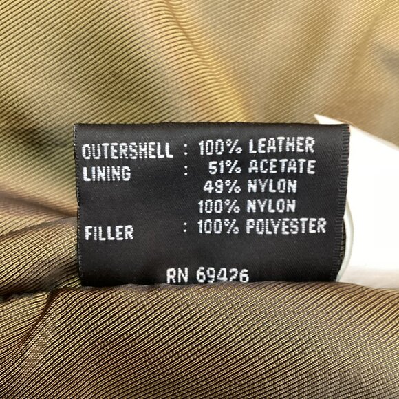 Wilsons Leather Jacket Mens Large Bomber Thinsulate Ultra Insulation Liner Vest - Picture 10 of 15